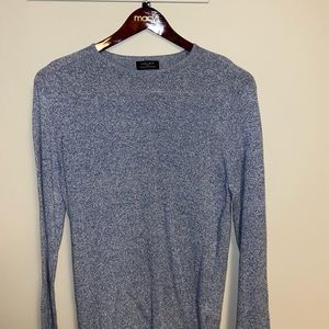 Zara Sky Blue Lightweight Knit Sweater